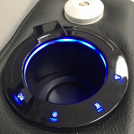 Комплект из 2-x моторизованных кресел 7Seats Diamond Console Edition Black Alcantara