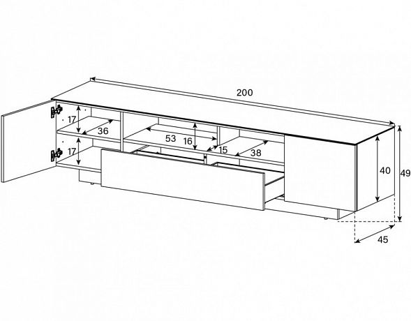 Тумба Sonorous LB 2030 VIC