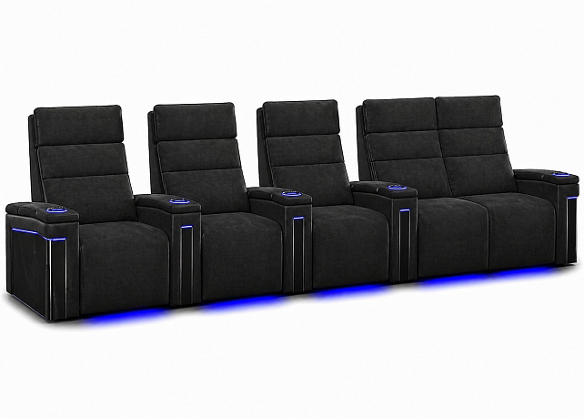 Комплект из 5-ти моторизованных кресел 7Seats Lambro GT Carbon (Loveseat right) Alcantara
