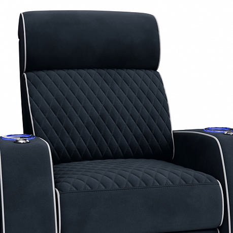 Комплект из 3-x моторизованных кресел 7Seats Bordo (4 подлокотника) ткань