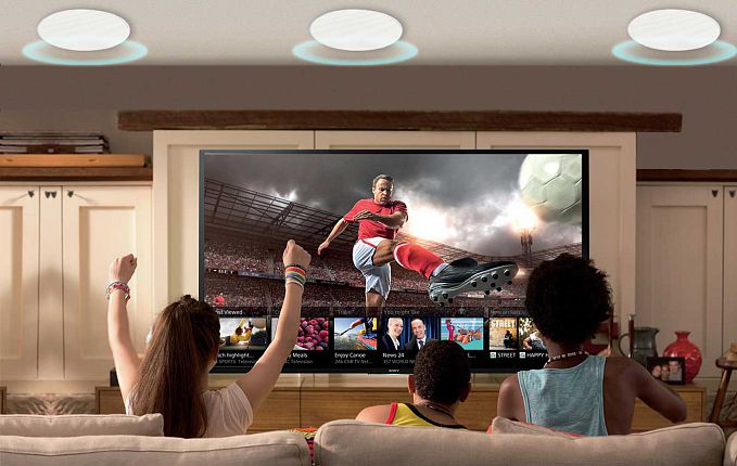 Встраиваемая в потолок акустика Aperion Audio Clearus 8C Angled