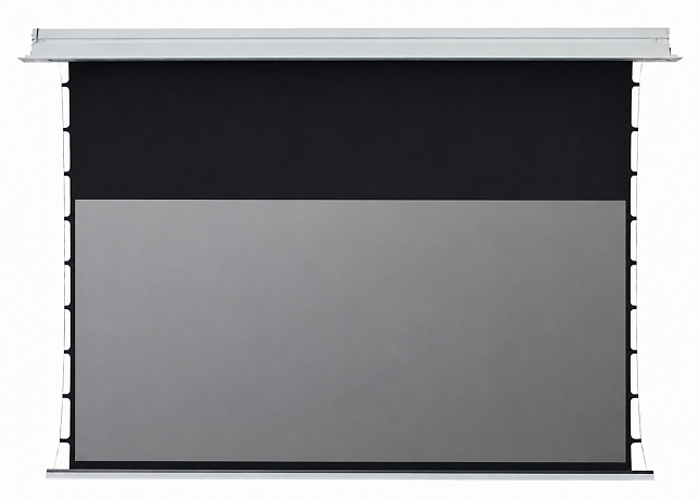 Экран встраиваемый в потолок с системой натяжения Global Screens Intelligent HomeScreen ICL1-100 125*221 Grey Code UST 1.5