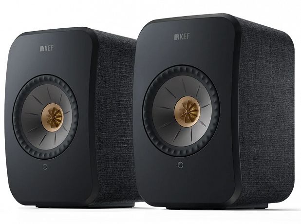 Активная полочная акустика KEF LSX II Carbon Black (пара)