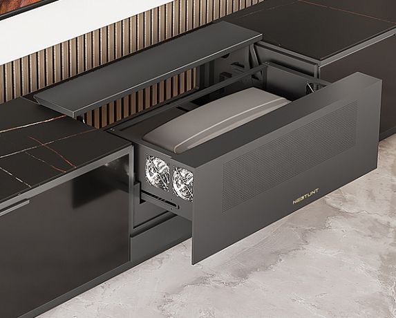 Моторизованная тумба Intelligent Smart Cabinet-280 (в комплекте с проектором Formovie и 100" экраном) Sale из шоу-рума