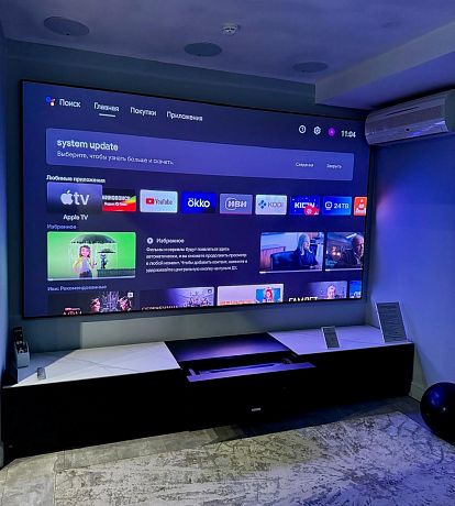 Моторизованная тумба для ультракороткофокусных лазерных проекторов Intelligent Smart Cabinet-280-130 (SALE из шоу-рума)