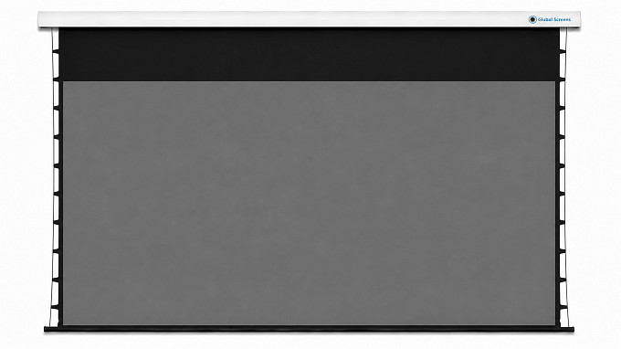 Моторизованный ALR экран с системой натяжения Global Screens Intelligent HomeScreen EWC2-120 149*266 Black Code 4K