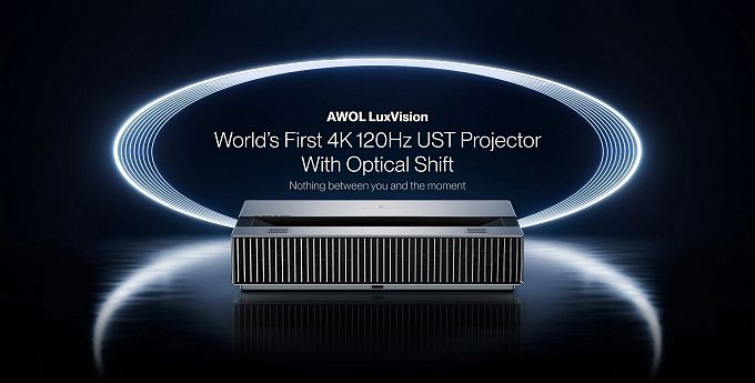Ультракороткофокусный лазерный 4K проектор AWOL LuxVision