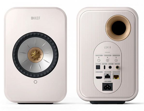 Активная полочная акустика KEF LSX II Mineral White (пара)