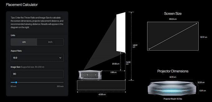 Ультракороткофокусный лазерный 4K 3D проектор AWOL Vision Aetherion Pro