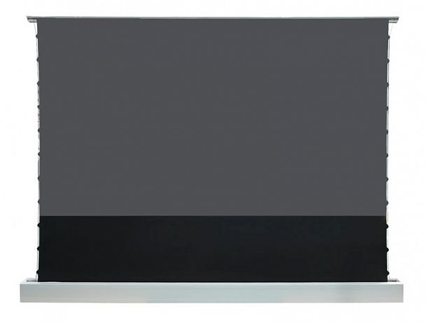 Моторизованный напольный ALR экран Global Screen OFM-135 168*299 Black Code 4K