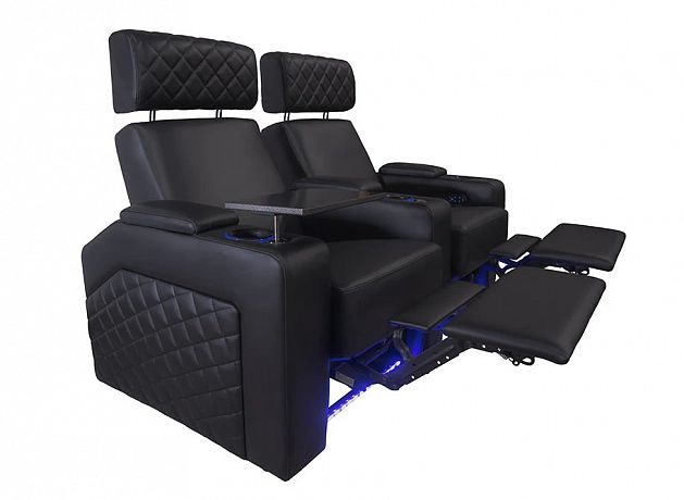 Моторизированное кинотеатральное кресел-реклайнеров 7Seats Forza (кожа/пвх)