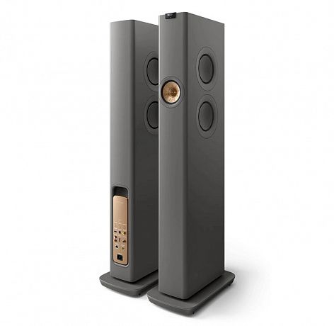 Активная напольная акустика KEF LS60 Wireless Titanium Grey (пара)