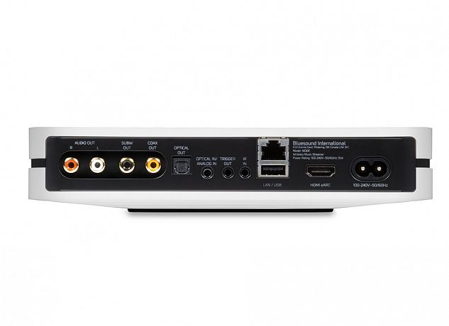 Сетевой мультирумный аудио плеер Bluesound NODE N130 white