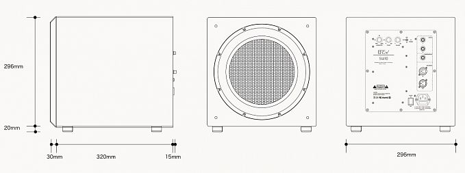 Активный сабвуфер Starke Sound SW10 Matte Black