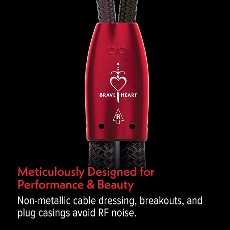 Пара акустических кабелей AudioQuest Brave Heart Full-Range