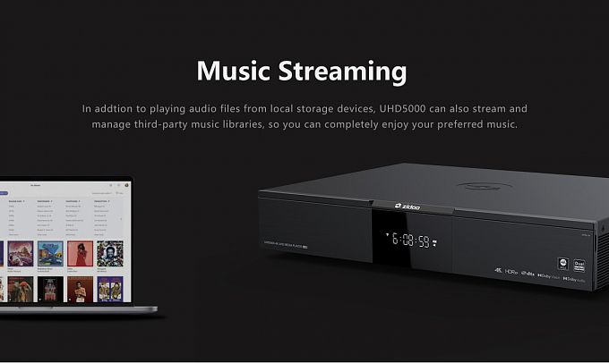 Медиаплеер Zidoo UHD5000 (Android 11)