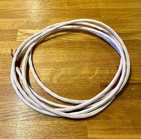 Акустический кабель AudioQuest SLIP-DB 14/2 white (кусок 3.3 метра)