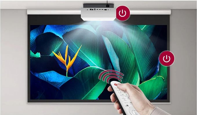 Лазерный 4K проектор LG CineBeam HU810P