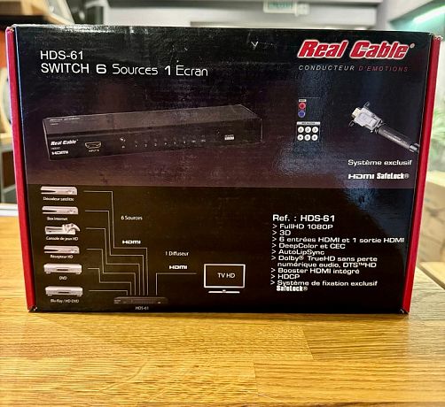 Коммутатор HDMI Real Cable HDS61 1:6