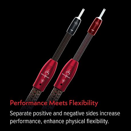 Пара акустических кабелей AudioQuest Brave Heart Full-Range