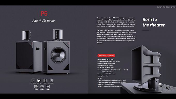 Заэкранная акустическая система Starke Sound P5