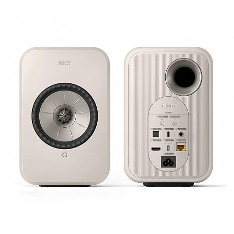 Активная полочная акустика KEF LSX II LT STONE WHITE (пара)