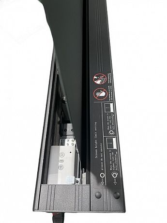 Моторизованный напольный ALR экран Global Screen OFM-130 162*288 Grey Code UST 1.5 Perfo