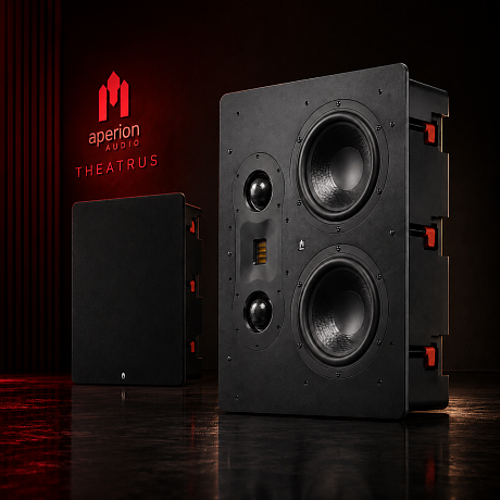 Встраиваемая в стены кинотеатральная  акустика Aperion Audio Theatrus T80W