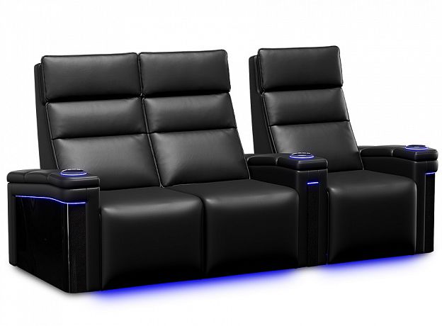 Комплект из 3-x моторизованных кресел 7Seats Lambro GT Carbon (Loveseat left) Alcantara