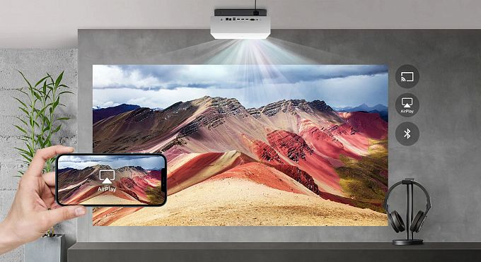 Лазерный 4K проектор LG CineBeam HU810P