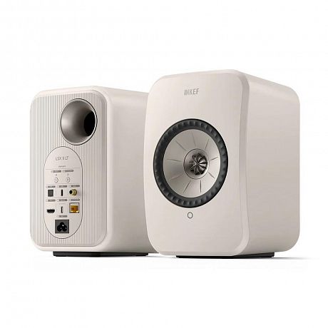 Активная полочная акустика KEF LSX II LT STONE WHITE (пара)