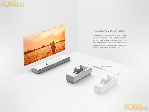 Лазерный проектор Sony Lifespace UX (VPL-GTZ1)