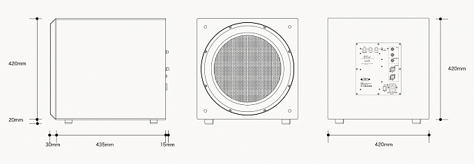 Активный сабвуфер Starke Sound SW15 Black