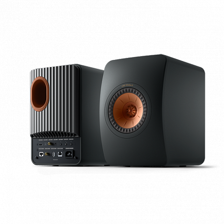 Активная полочная акустика KEF LS50 Wireless II Carbon Black (пара)