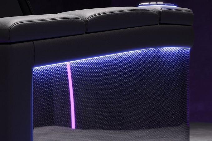 Комплект из 4-x моторизованных кресел 7Seats Lambro GT Carbon (Loveseat center) Alcantara