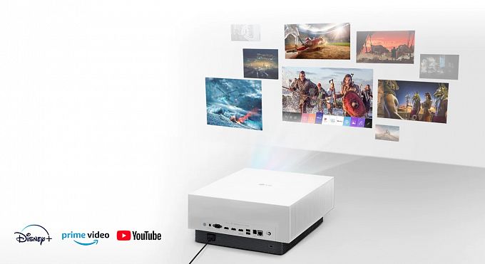 Лазерный 4K проектор LG CineBeam HU810P