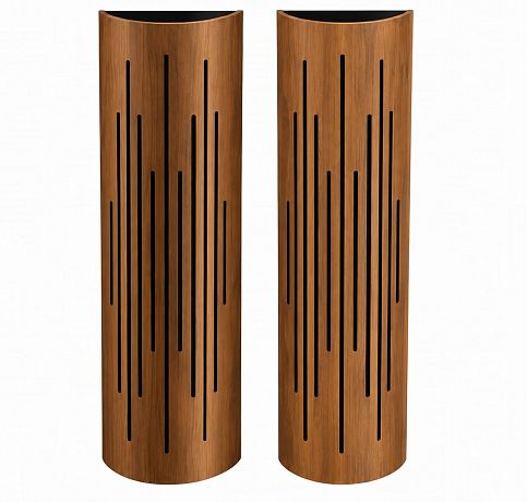 Гибридные акустические диффузоры/поглотители с LED подсветкой Soundbox ARC300 wood veneer (комплект из 2-х шт) 180.30.15