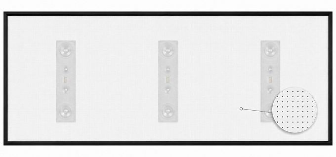 Звукопрозрачный экран на раме Global Screens HomeCinema F80CS-150 149*350 MicroPerf 8K