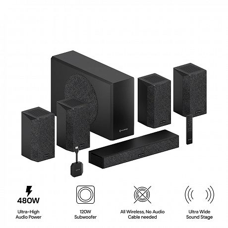 Беспроводной домашний кинотеатр комплект Valerion ThunderBeat Speaker 5.1.2