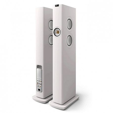Активная напольная акустика KEF LS60 Wireless Mineral White (пара)