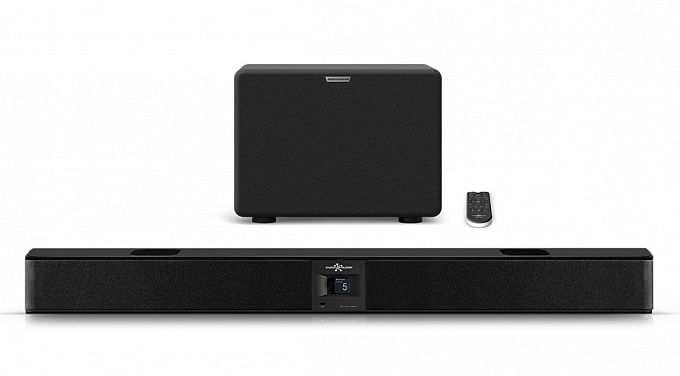 Комплект для караоке EvoSound Bar 2.1 black