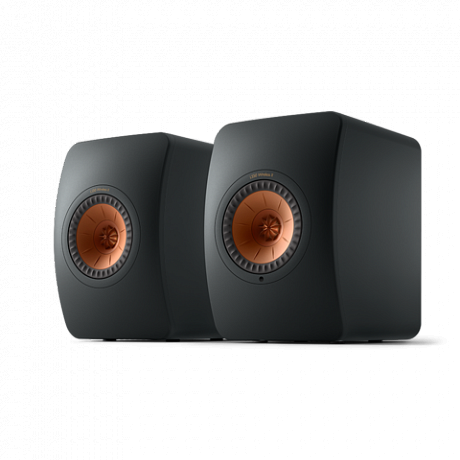 Активная полочная акустика KEF LS50 Wireless II Carbon Black (пара)