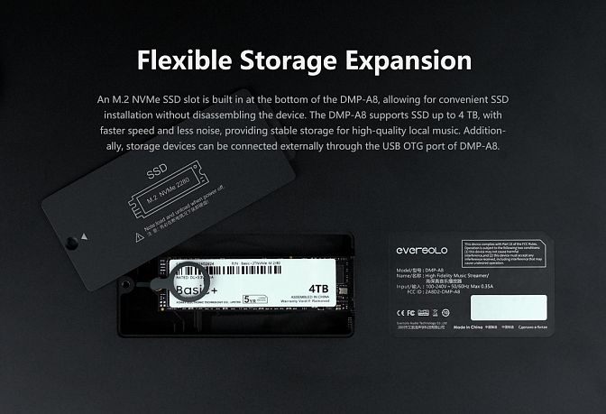 Сетевой аудио плеер Eversolo DMP-A8