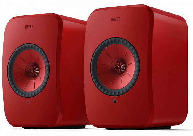 Активная полочная акустика KEF LSX II Lava Red (пара)