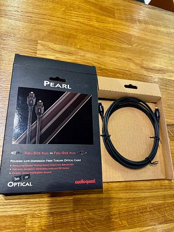 Оптический кабель AudioQuest Optical Pearl Toslink/Toslink 3.0 м