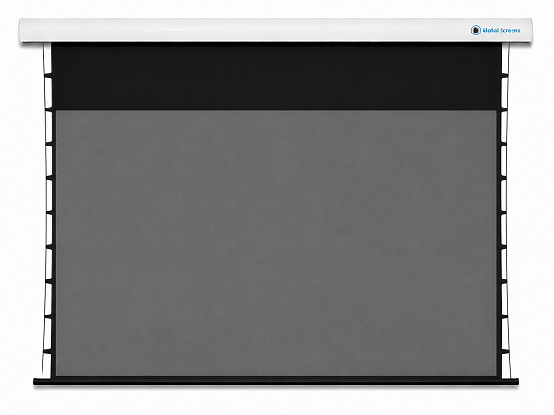 Моторизованный ALR экран с системой натяжения Global Screens Intelligent HomeScreen EWC2-100 125*221 Black Code 4K
