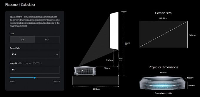 Ультракороткофокусный лазерный 4K 3D проектор AWOL Vision Aetherion Max