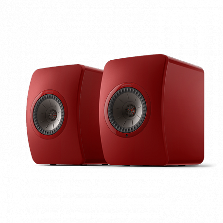 Активная полочная акустика KEF LS50 Wireless II Crimson Red (пара)