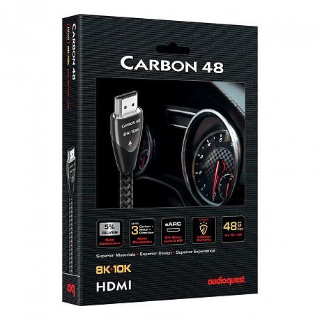HDMI-HDMI  кабель AudioQuest HDMI Carbon 48G Braid  0.6м