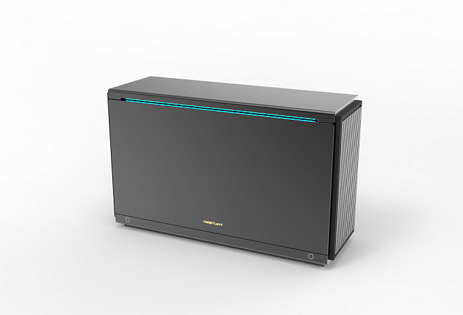 Моторизованная консоль для ультракороткофокусных лазерных проекторов Intelligent Slim Vertical LED Console black